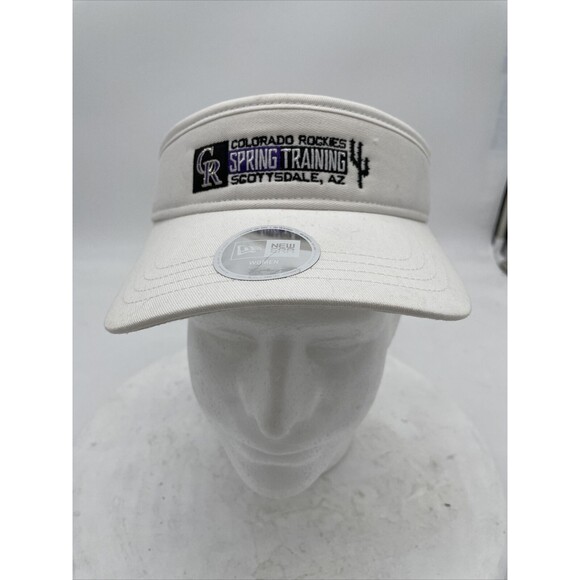 New Era Other - Colorado Rockies  MLB Baseball Spring Training New Era Visor White Hat Cap Visor